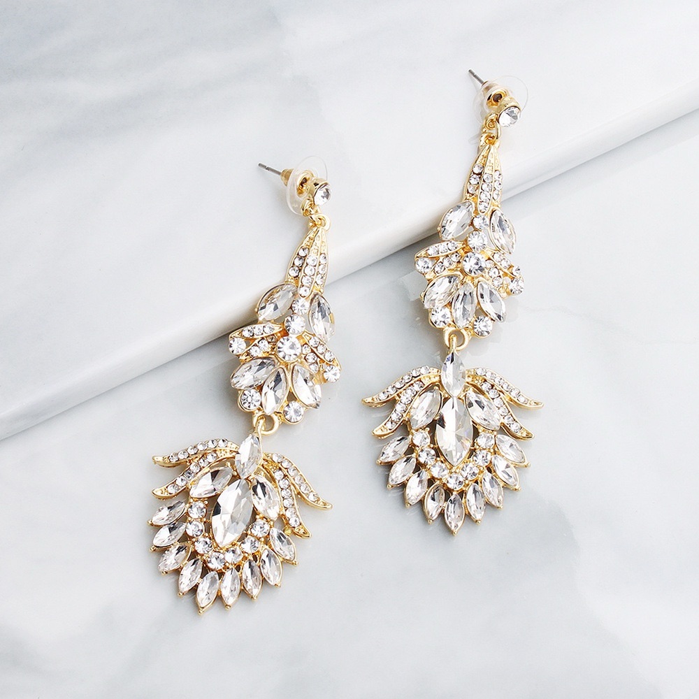 Anthropologie Gold and Silver Statement Earrings